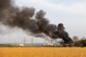 Brand in der GBAB Gesellschaft für Bio-Abfallwirtschaft in Landkreis und Stadt Aschaffenburg mbH