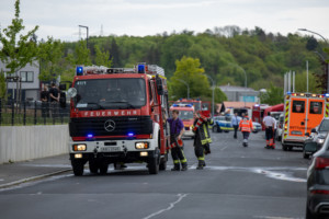 Brand Hallendach in Hösbach
