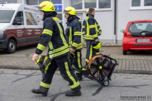 Zimmerbrand in Stockstadt am 1. Weihnachtsfeiertag. Foto: Armin Lerch/Feuerwehr Stockstadt
