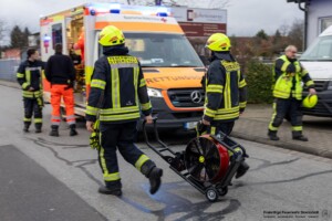 Zimmerbrand in Stockstadt am 1. Weihnachtsfeiertag. Foto: Armin Lerch/Feuerwehr Stockstadt